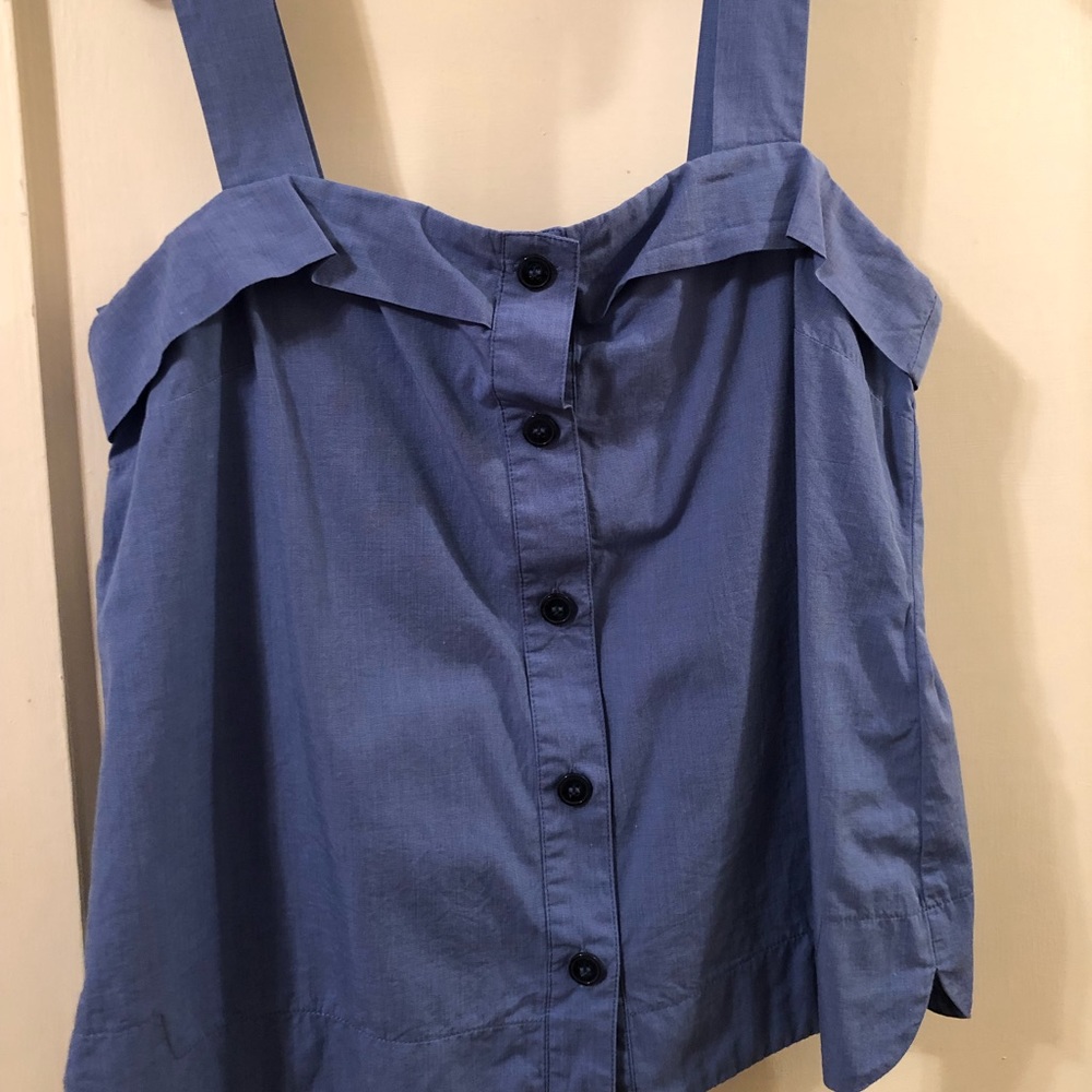 BANANA REPUBLIC Bow Back Button Tank Top